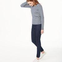 Striped Rib T-shirt - Indigo Blue