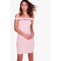 strapless choker bodycon dress pink