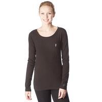 stone monkey womens marchlyn long sleeve t shirt black black