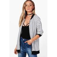 stripe bomber jacket multi