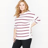 Striped Jumper with 3/4 Length Sleeves