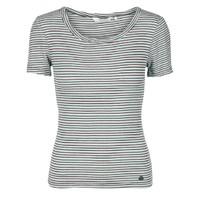 Striped Short-Sleeved Crew Neck T-Shirt