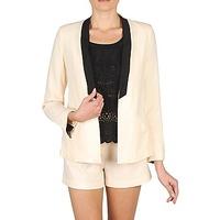 stella forest pleat womens jacket in white