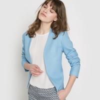 Straight Cut Cropped Jacket