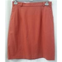 St Michael - Size: 16 - Red - A-line skirt-VINTAGE