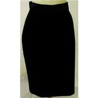 St Michael - Size: 12 - Black A-line skirt