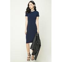 stretch knit midi dress