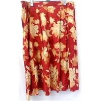 St Michael Marks and Spencer - Size: 20 - Red - Vintage skirt