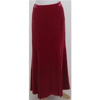 Steilmann, Size 10 Red Silk Mix Skirt