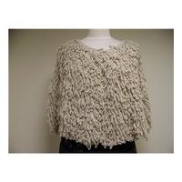 Stolen cream loop acrylic poncho, size M/L Stolen - Cream / ivory - Cardigan