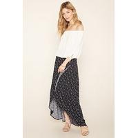 Star Print Maxi Skirt