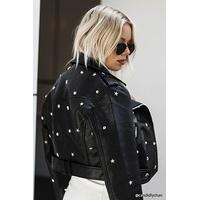 Star Studded Moto Jacket