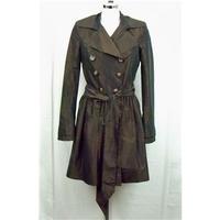 Stiletto brown designer coat Size 10