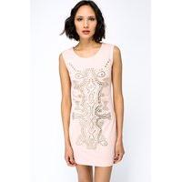 Stud Pattern Bodycon Dress