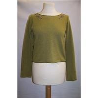 stefanel size s green jumper