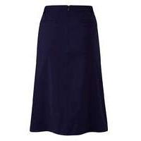 Stretch Split Front Skirt