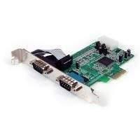 Startech 2 Port Native Pci Express Rs232 Serial Adaptor Card With 16550 Uart