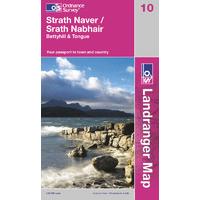 Strath Naver - OS Landranger Map Sheet Number 10