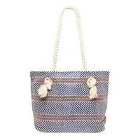 Striped Beach Bag, Bright Multi