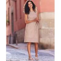Stone Stripe Linen Dress