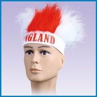 St George England Headband With Hair