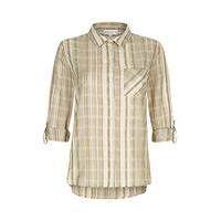 Stone & Cream Textured Stripe Print Shirt