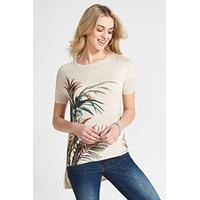 Stone Foliage Print T-Shirt