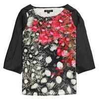 ST MARTINS WomenS Leslie Print three quarter Sleeve Top