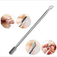 Stainless Steel Dual-use Dead Skin Pusher Callus RemoverAcrylic Nail Remover Tool