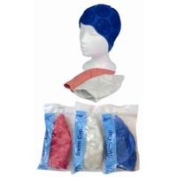 Strapped Floral Swimming Cap