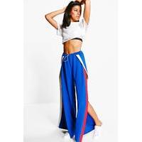 Stripe Front Drawstring Waist Joggers - multi