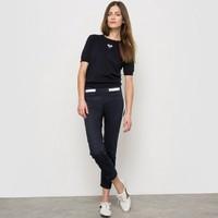 Straight-Cut Trousers with Pockets