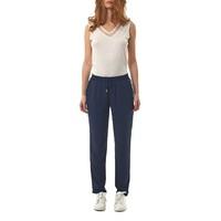 straight trousers with elasticated waist