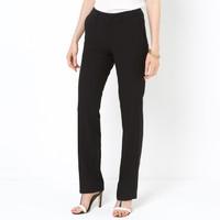 Straight Cut Stretch Trousers, Inside Leg 78 cm