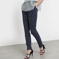 Striped Peg Trousers