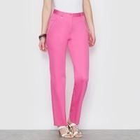 Stretch Cotton Satin Trousers