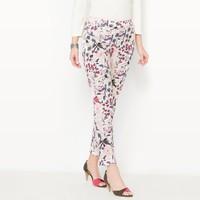 stretch cotton satin ankle grazertrousers