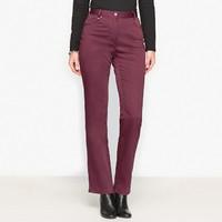 Stretch Cotton Satin Trousers