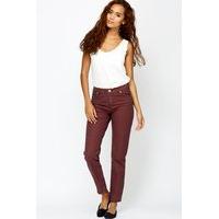 Striped Maroon/Grey Trousers