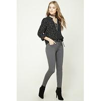 stretch knit skinny jeans