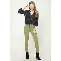 stretch knit skinny jeans