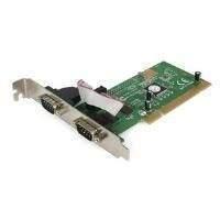 startech 2 port pci rs232 serial adaptor card with 16950 uart dual vol ...