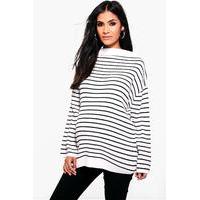 Stephanie Striped Soft Rib Jumper - multi