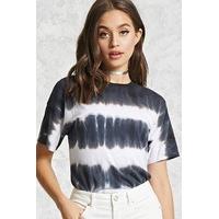 stripe tie dye tee