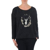 stella forest sweat tete de cerf molleton womens sweatshirt in grey