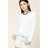 stretch knit ringer tee