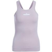 stella mc cartney adidas by racer pale pink top womens blouse in pink