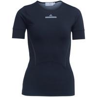 Stella Mc Cartney Adidas by black running t-shirt women\'s T shirt in black