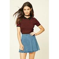 Striped Ribbed Knit Tee