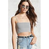 stretch knit cropped cami